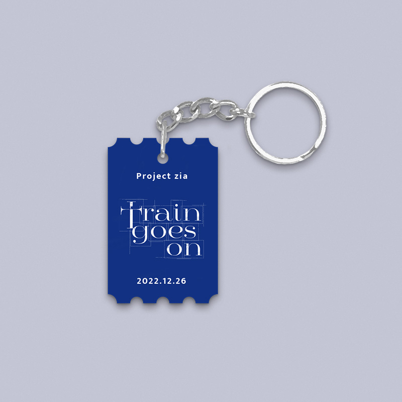 【Limited】Ticket acrylic keychain